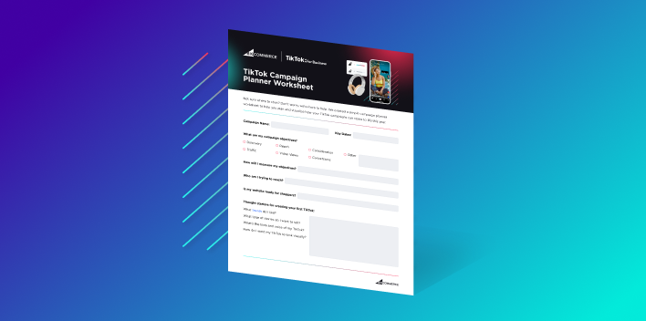 Custom card thumbnail tiktok campaign panner worksheet