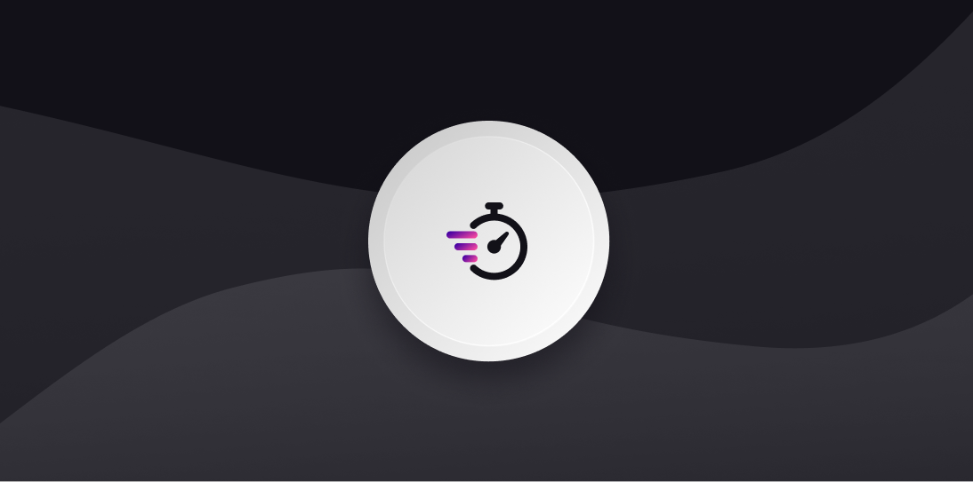 Illustration Icon Timer Dark Waves Generic